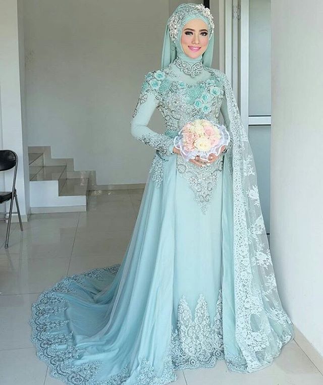 kebaya pengantin modern hijab