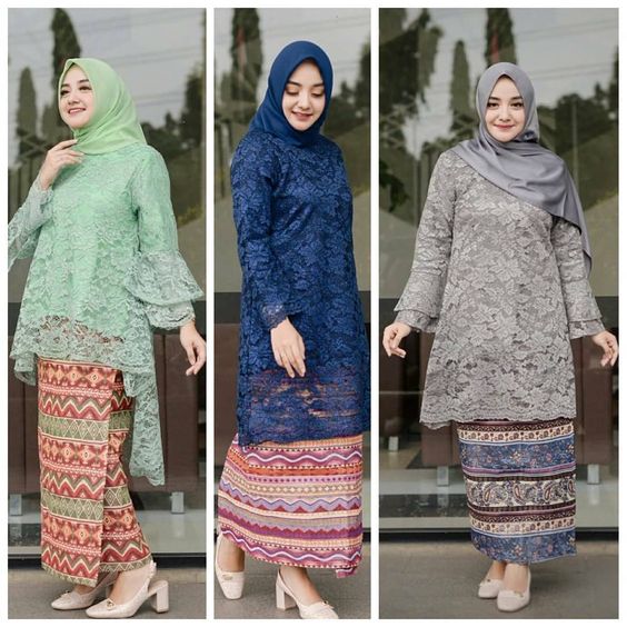  Model  Kebaya  Muslim Modern  Untuk  Orang  Gemuk  Bagikan Contoh