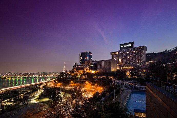 pemandangan korea malam hari