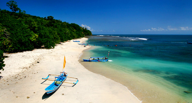 pantai jawa barat pasir putih pangandaran